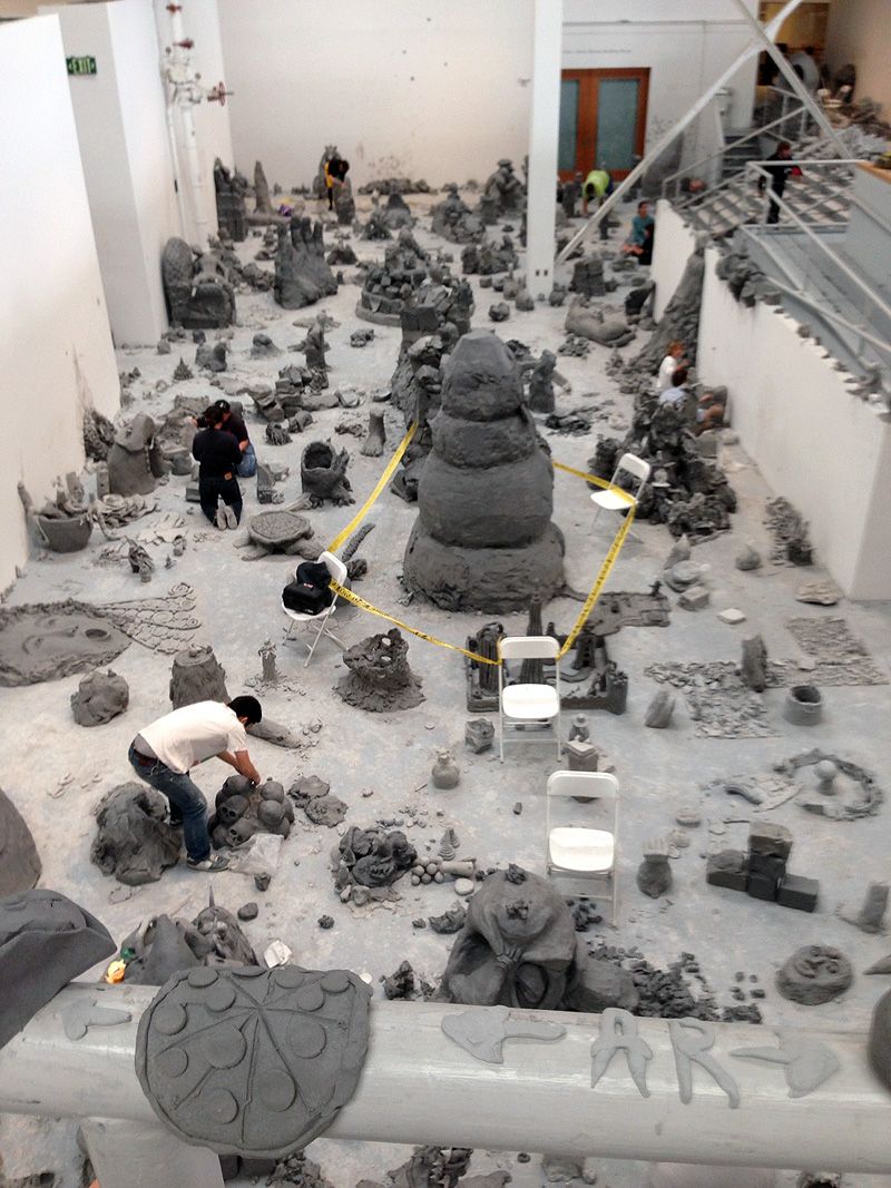 Helping-Urs-Fischer-At-MOCA-25