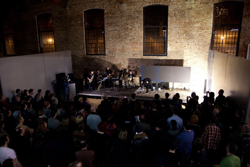 2012-03 Performance by Danijel Žeželj accompanied by Jessica Lurie and The Tiptons Sax Quartet