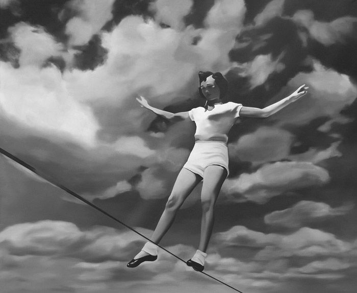 On a wire_140x170cm