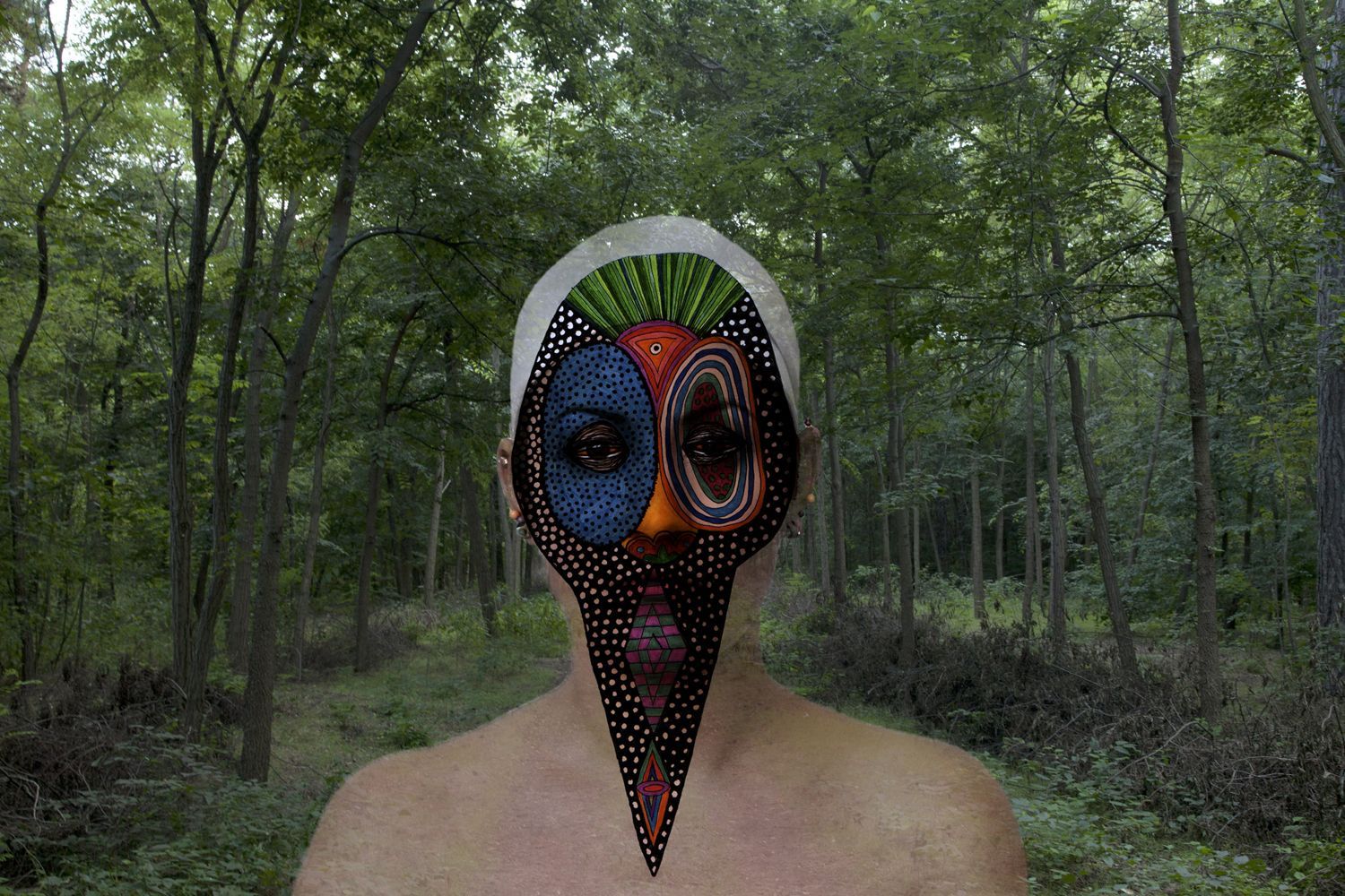 Spoznaja maske 120x70cm