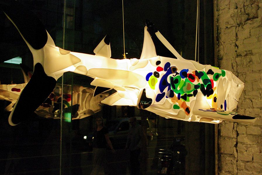 4. Sailer of the future..Light sculpture, 150 x 60x 50cm, by Marko Gavrilovic