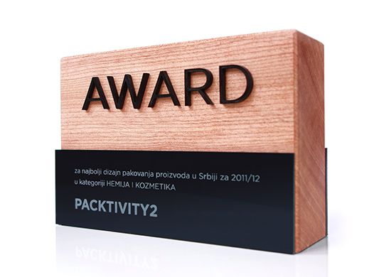 Nagrada Packtivity Award u kategoriji Hemija i kozmetika za Popular bruketa zinic