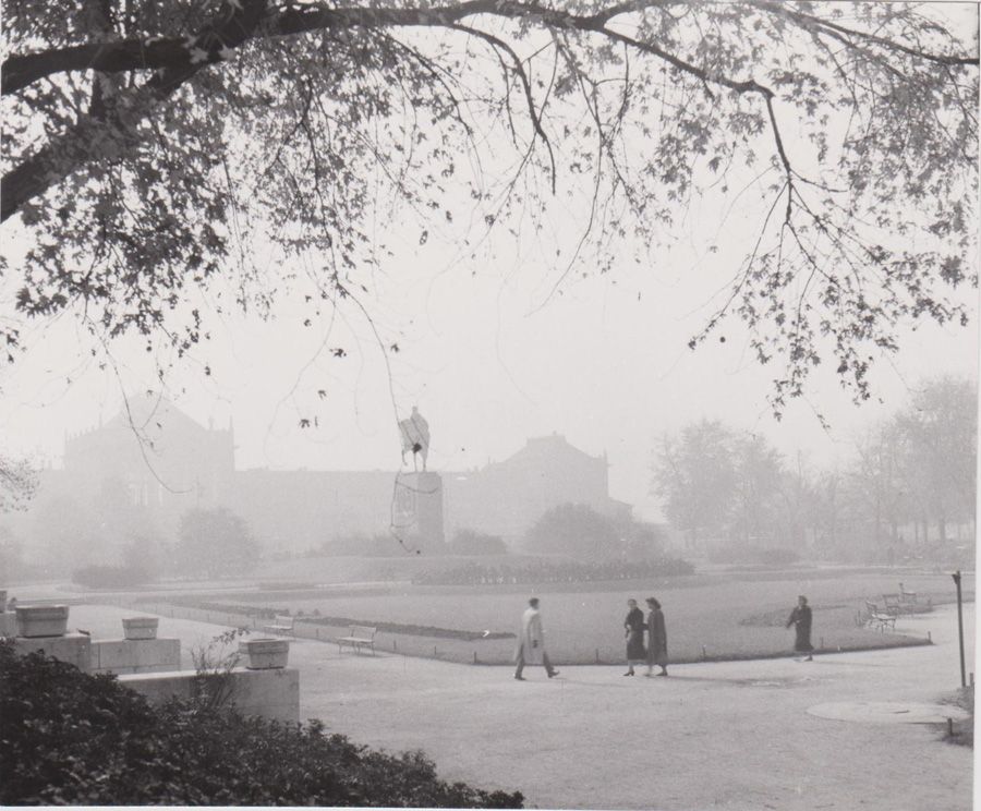 tomislavov trg i glavni kolodvor 1958