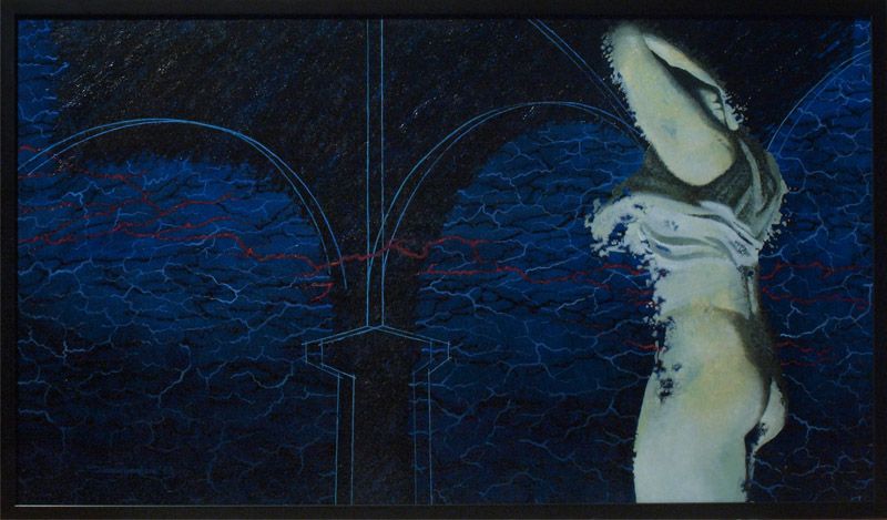 Mrak muzeja - No 14, ulje na lesonitu, 107x61,5 cm