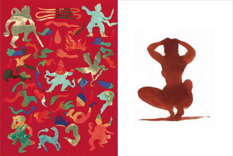 01 Milton Glaser_Applique, 2005_Figure with Hands on Head, 2002
