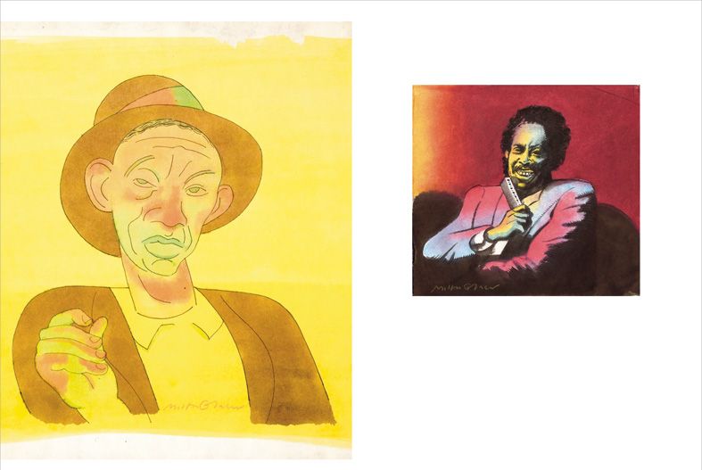 02 Milton Glaser_Musician, 2002_Harmonica Player, 2002