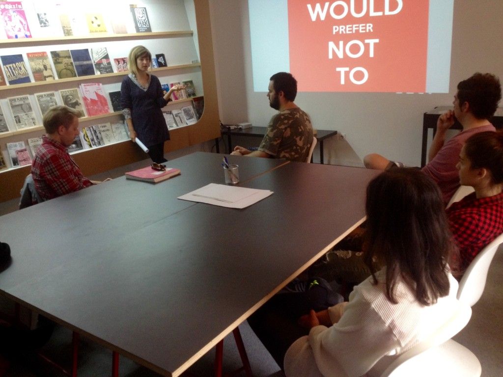 Irena Borić u Showroomu Galerije Nova