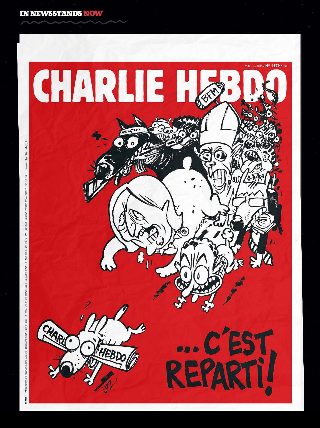 ! CHARLIE HEBDO u kom je objavljen tekst o Komikazama