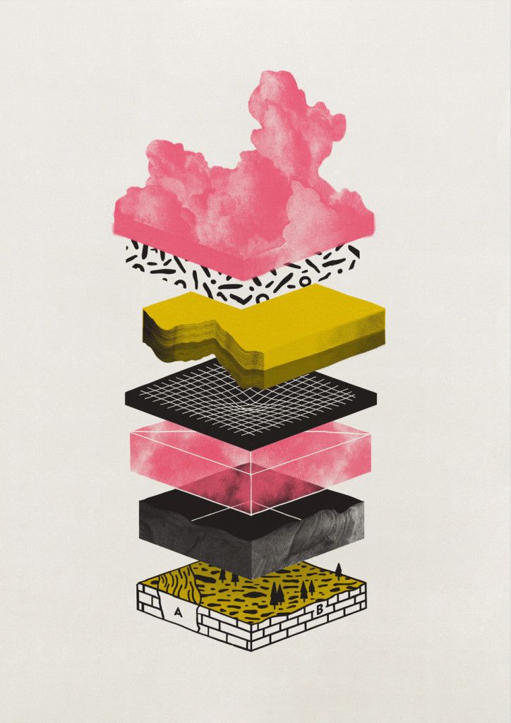 Layers of Needs by Sandra Milanovic - Side Effects Art graphics Collection