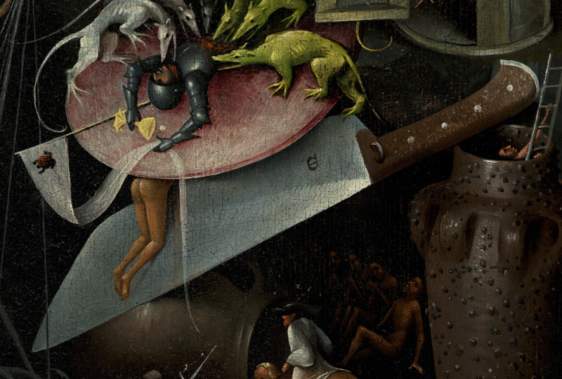 Detalj, Bosh-Vrt zemaljskih naslada, tripith