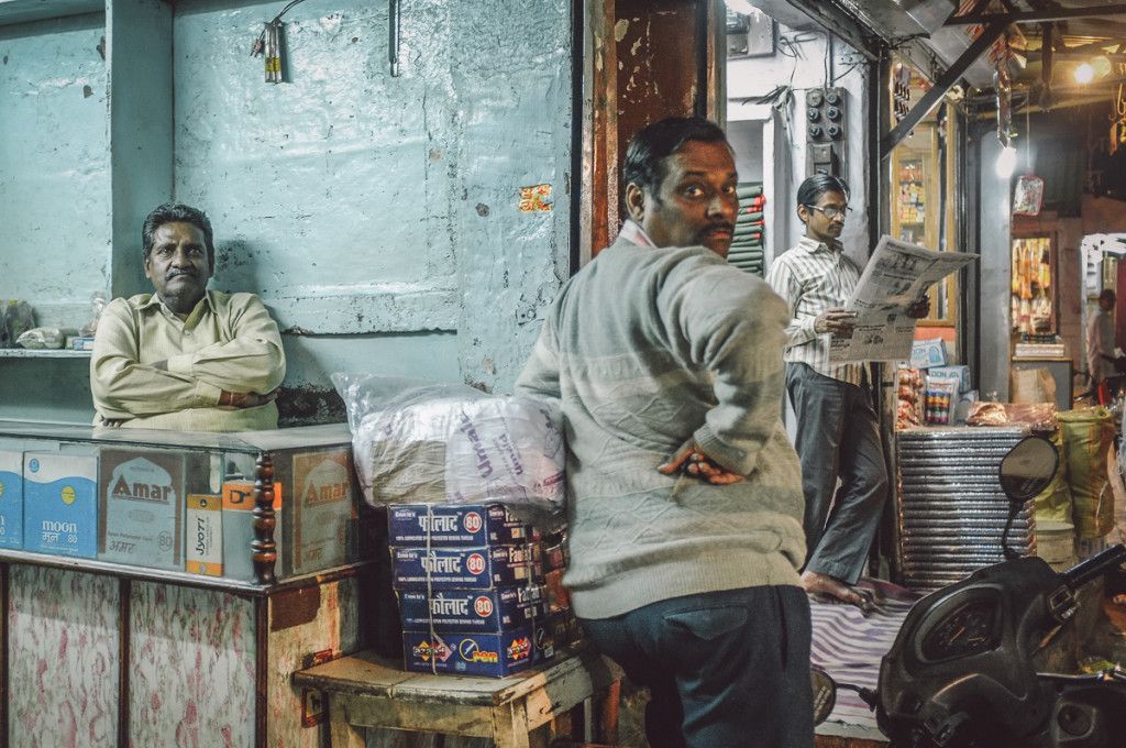 Indian shop owners