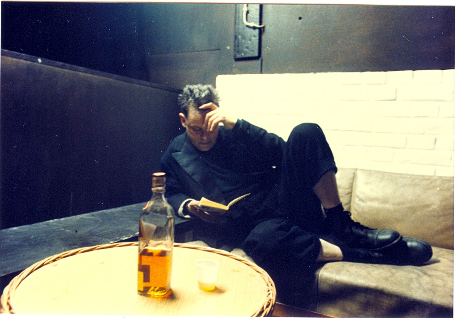 Ted Milton, the Blurt, 5.3.1991, Galerija eSCe, foto prije koncerta u Klubu Kamov