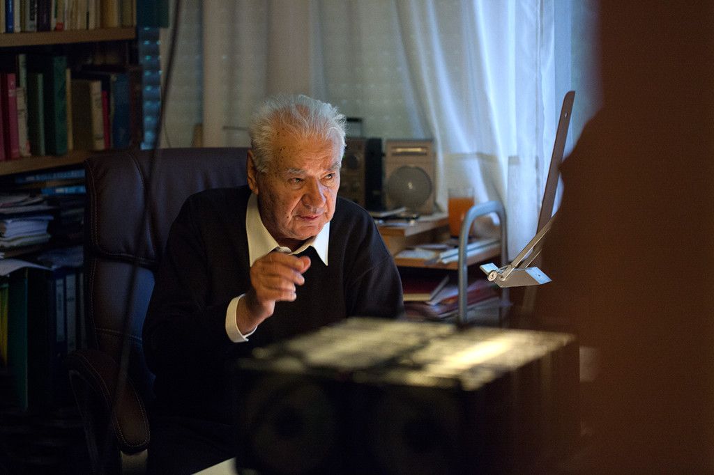 Andrija Mutnjaković u svom ateljeu, foto Ana Opalić