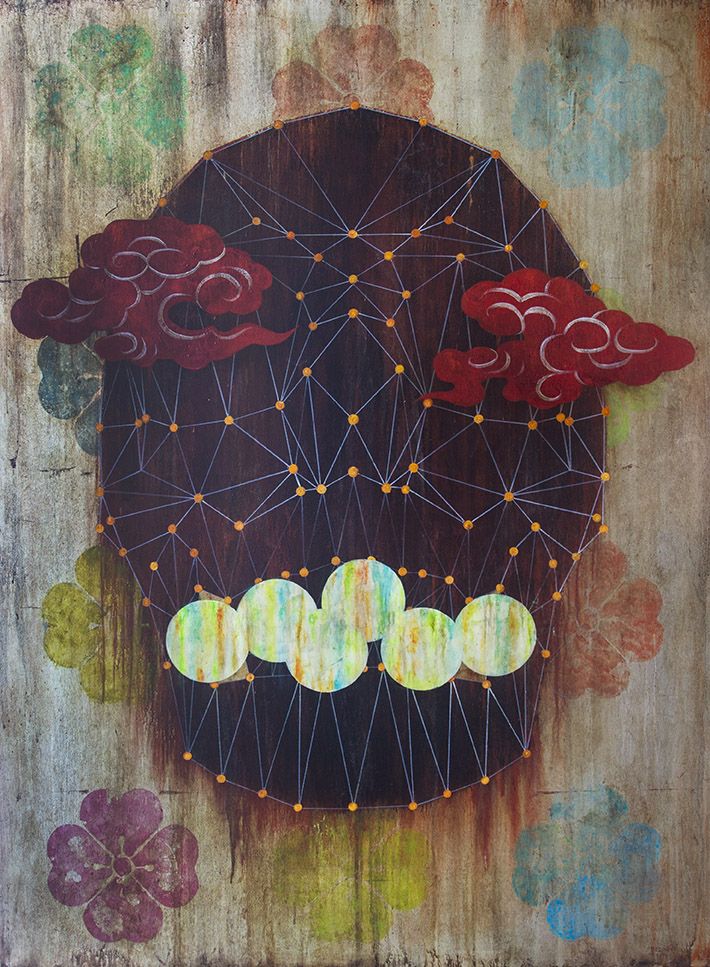 Besmrtnici(memento mori) 160 x 120 cm