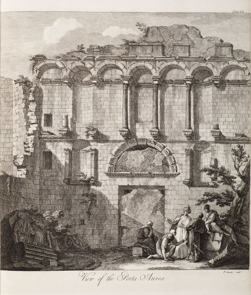 R. Adam, Ruins of the Palace of the Emperor Diocletian at Spalatro in Dalmatia (London, 1764), a