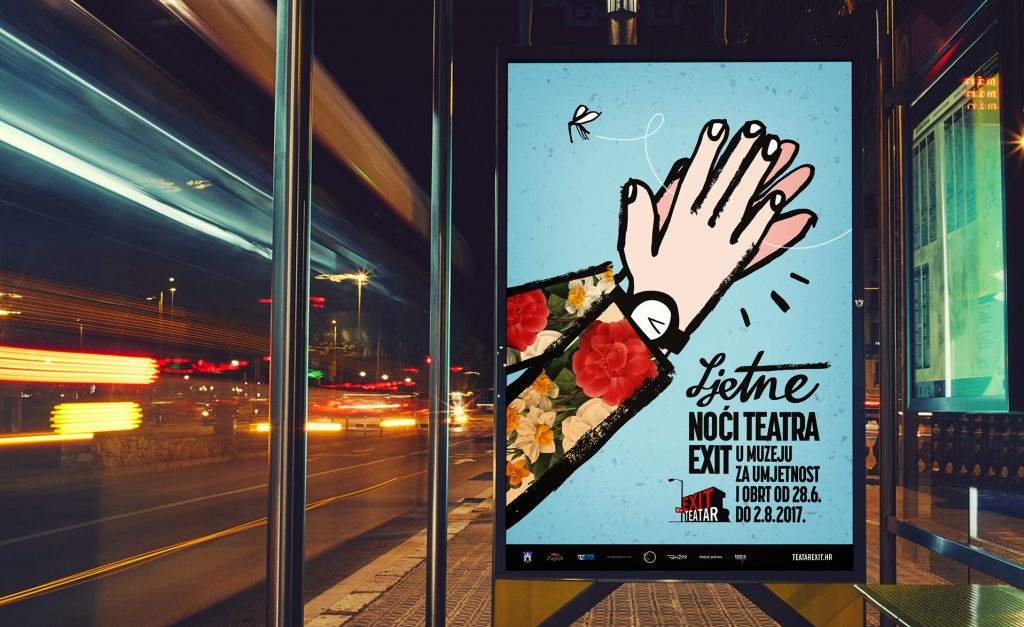 Illuminated blank billboard with copy space for your text message or content, advertising mock up banner of bus station,