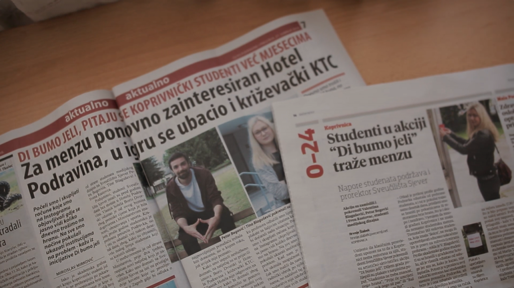 screenshot-iz-video-dokumentacije-umjetnicko-aktivisticke-akcije-di-bumo-jeli-studenata-sveucilista-sjever-petra-begovica-tine-blagusevic-i-svena-rastovca_-koprivnica-2016